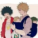 Bakugo and deku dads