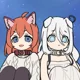 Catgirl and Foxgirl