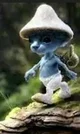 Blue Smurf Cat