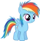 Filly Rainbow Dash