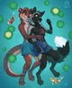 Gay furry couple 