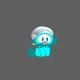 baby cyan slime pup