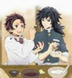 Tanjiro and giyuu