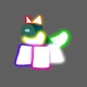 Glow Rainbow slime p
