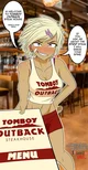 Tomboy waitress