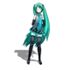 hatsume miku w a gun