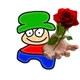 Bambi with rose
