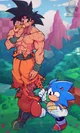Sonic y goku
