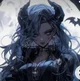 Fantasy demon girl