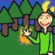 Baldi but camping
