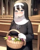Nun shy