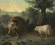 Sheep and wolf
