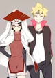 Sarada and boruto 