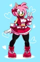 Amy rose fursuite
