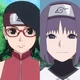 Sarada and Sumire 