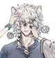 Caius the White Cat