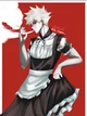 Bakugo in a dress