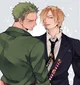 Sanji and Zoro