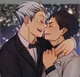 Bokuto and Akaashi