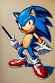 DRAWING Sonic