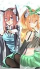 Yotsuba y Miku gatas