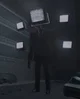 Large tv man