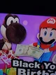 Black Yoshi mario