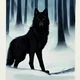 Black wolf