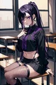 Mysterious Goth Girl