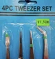 4PC Tweezer Set