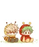 Baby Bakugo and Deku