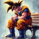 Sad goku