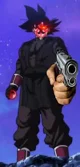 Goku black with gun