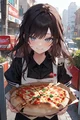 Pizza delivery girl