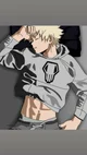Bakugo sleeping