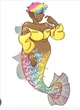 Pufferfish mermaid 