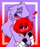 Red and lavender