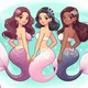 Mermaid trio