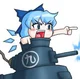 Cirno in a Tank