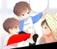 Two boys and a girl 
