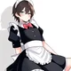 Rude femboy maid