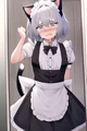 Cat femboy maid