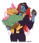 Undyne and Alphys