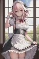 Flirty femboy maid