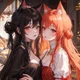 Lesbian fox parents