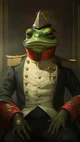 Green frog president