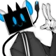 Devil computerma cat