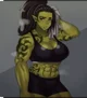 Orc girl strong