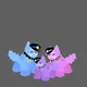 Triple slimes pups