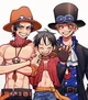 Ace Sabo y Luffy